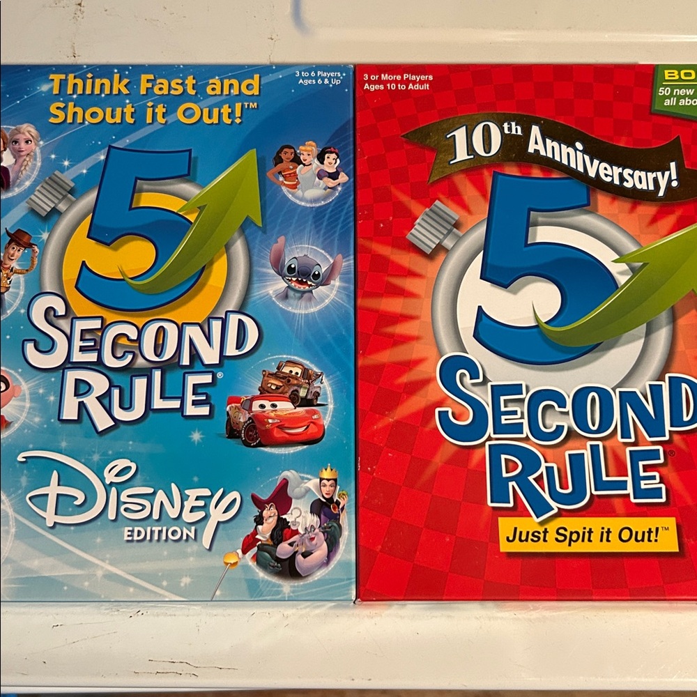 5 second rule Disney series used 10th anniversary new